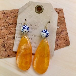Anthropologie Marigold Drop Earrings